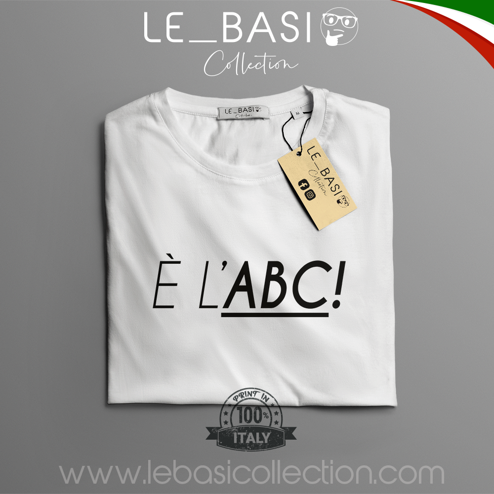 T-Shirt "E' L' ABC"