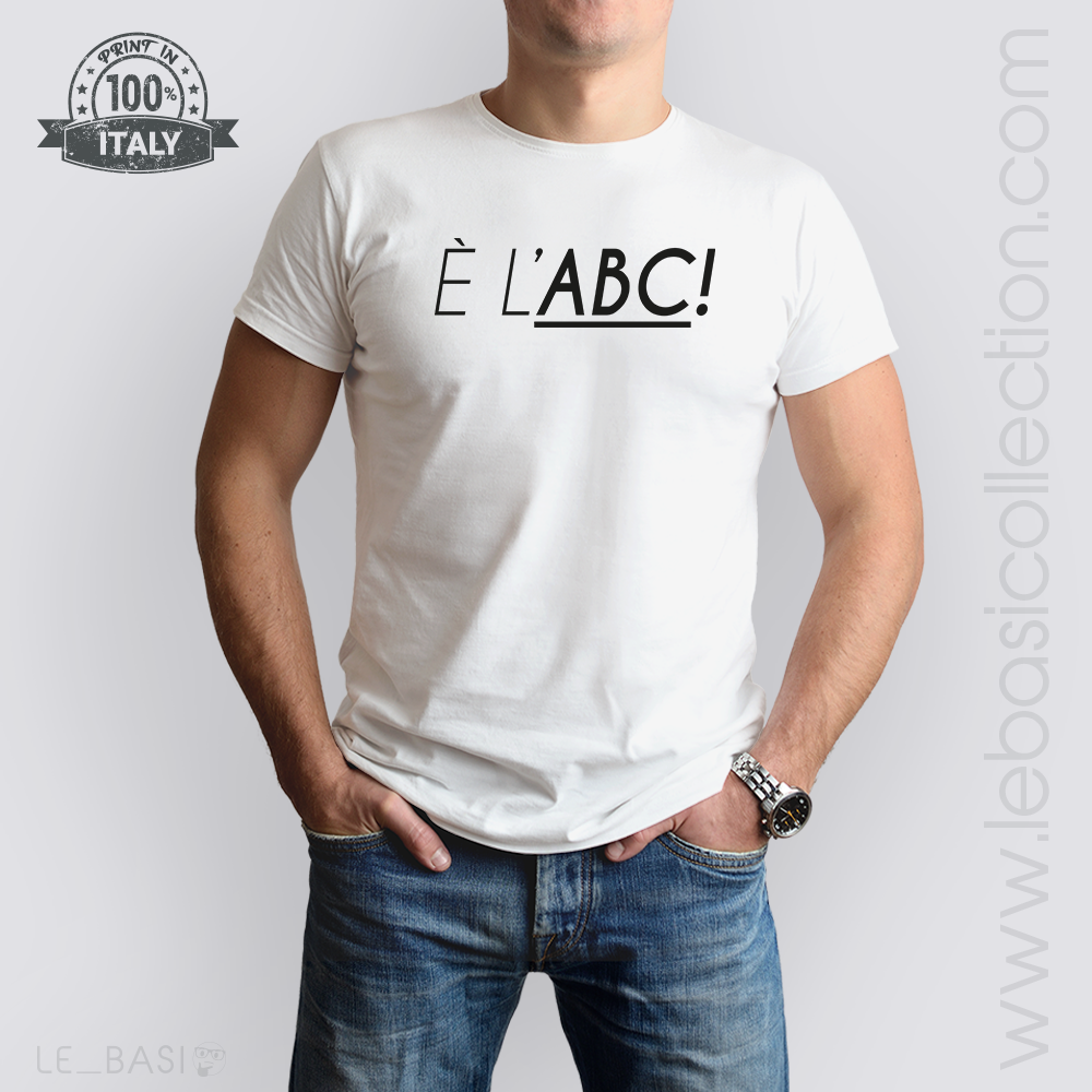T-Shirt "E' L' ABC"